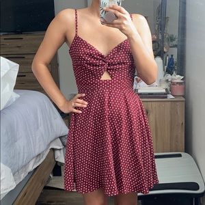 Polka dot skater dress